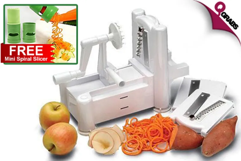 From QR69, Slice Away with a Multifunction Kitchen Cutting Tool with FREE Mini Spiral Slicer! (Up to QR220 Value)